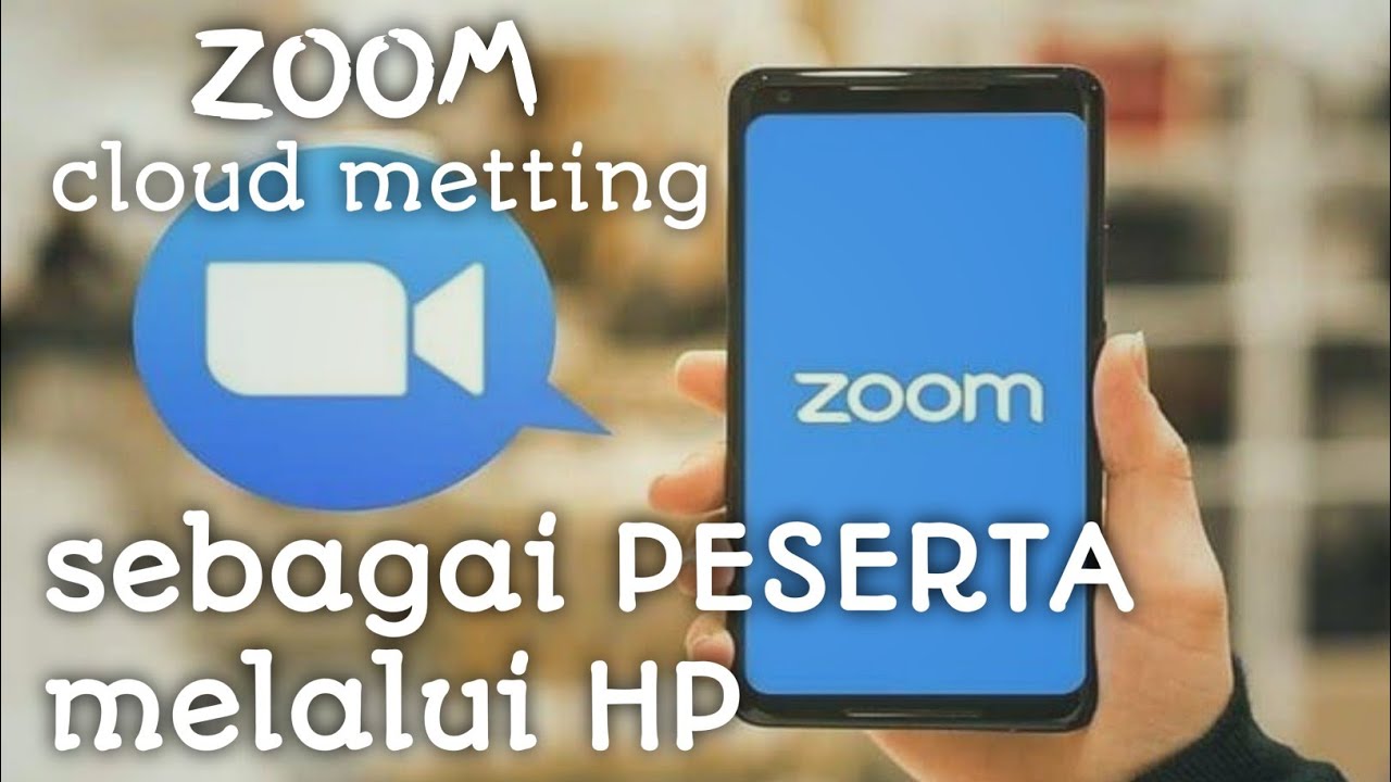 cara menggunakan ZOOM sebagai peserta melalui HP