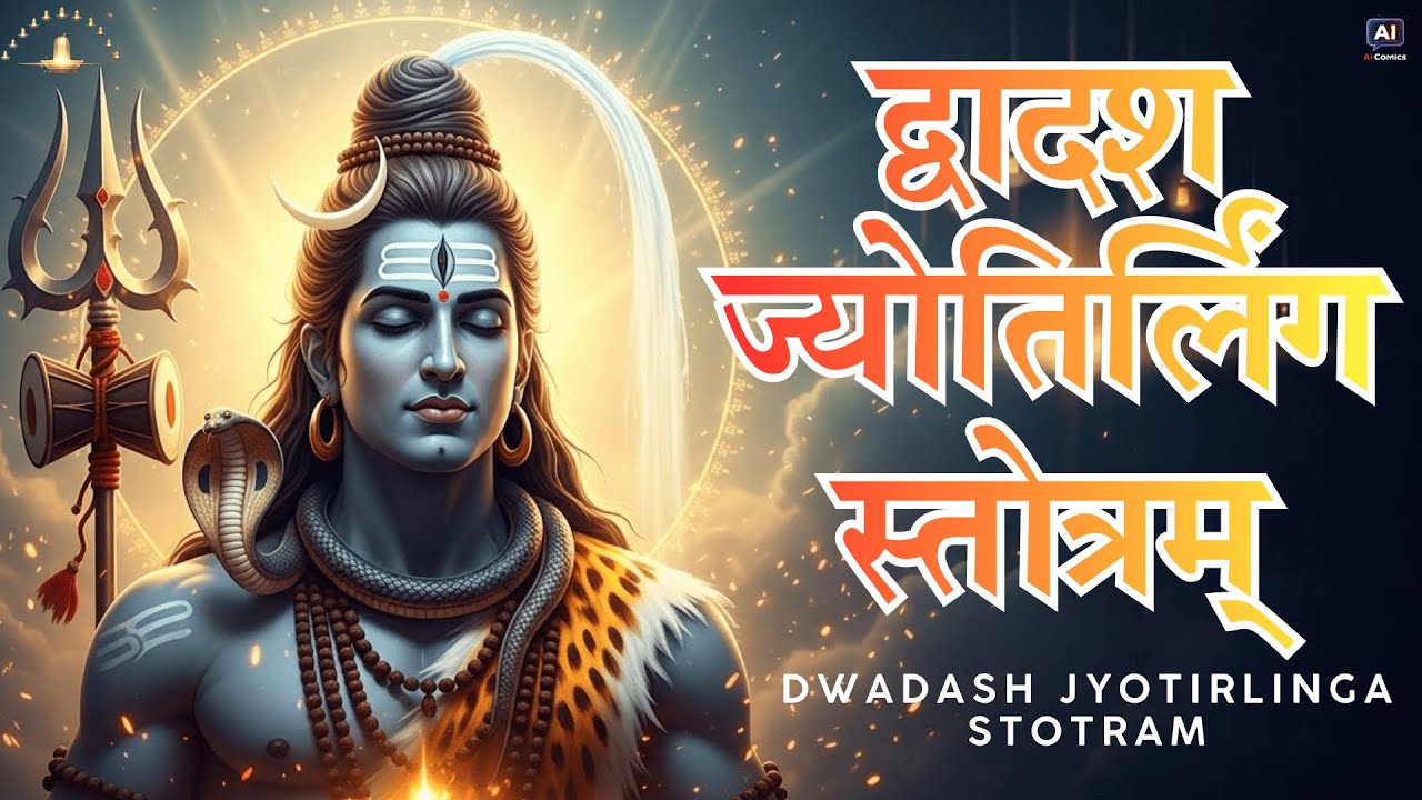 द्वादश ज्योतिर्लिंग स्तोत्रम् | Dwadash Jyotirlinga Stotram | शिव मंत्र | Dwadash Jyotirlinga