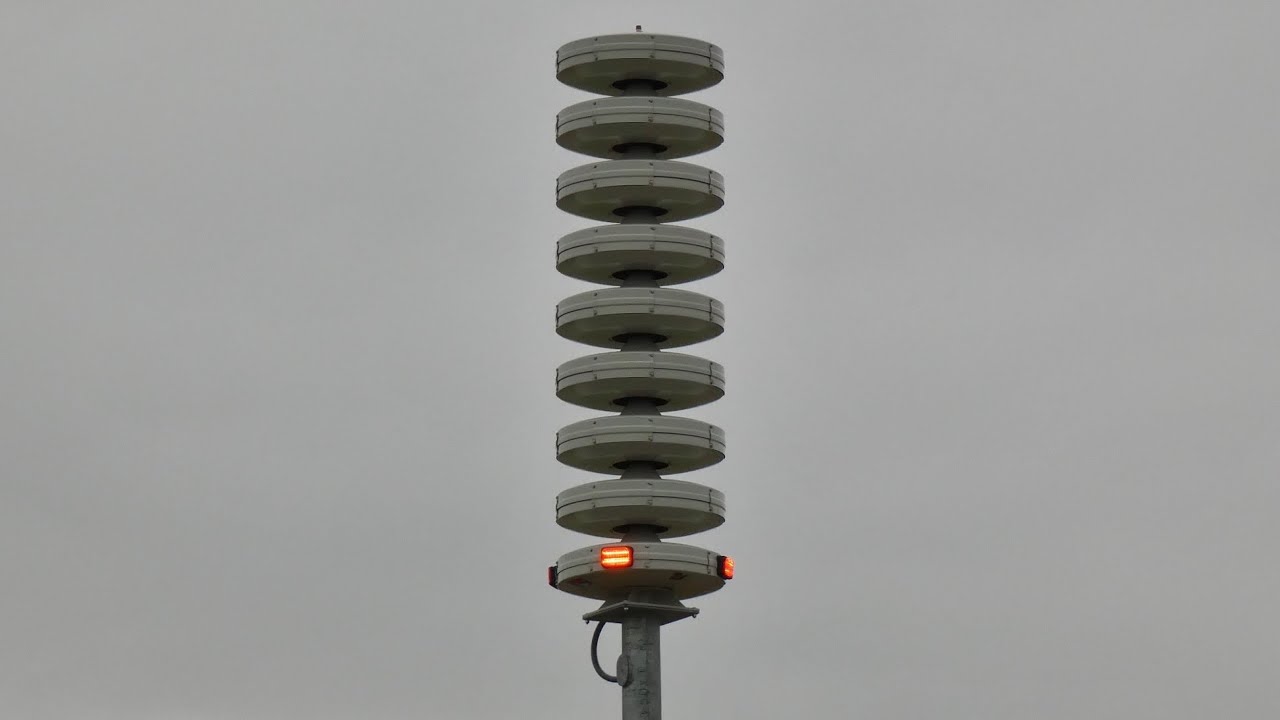 New Federal Signal Modulator 8032B Siren Test (Full Whoop), La Porte, TX