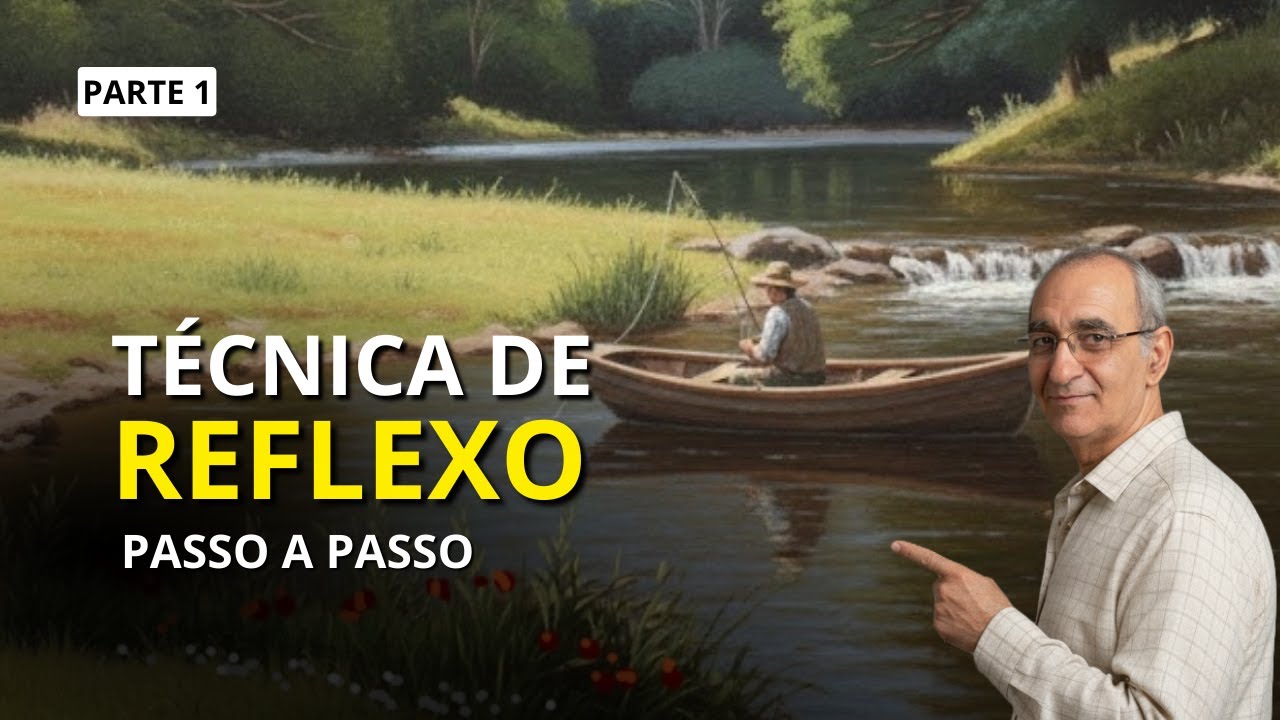 Como Pintar Paisagem com Rio e Barco: Passo a Passo Completo