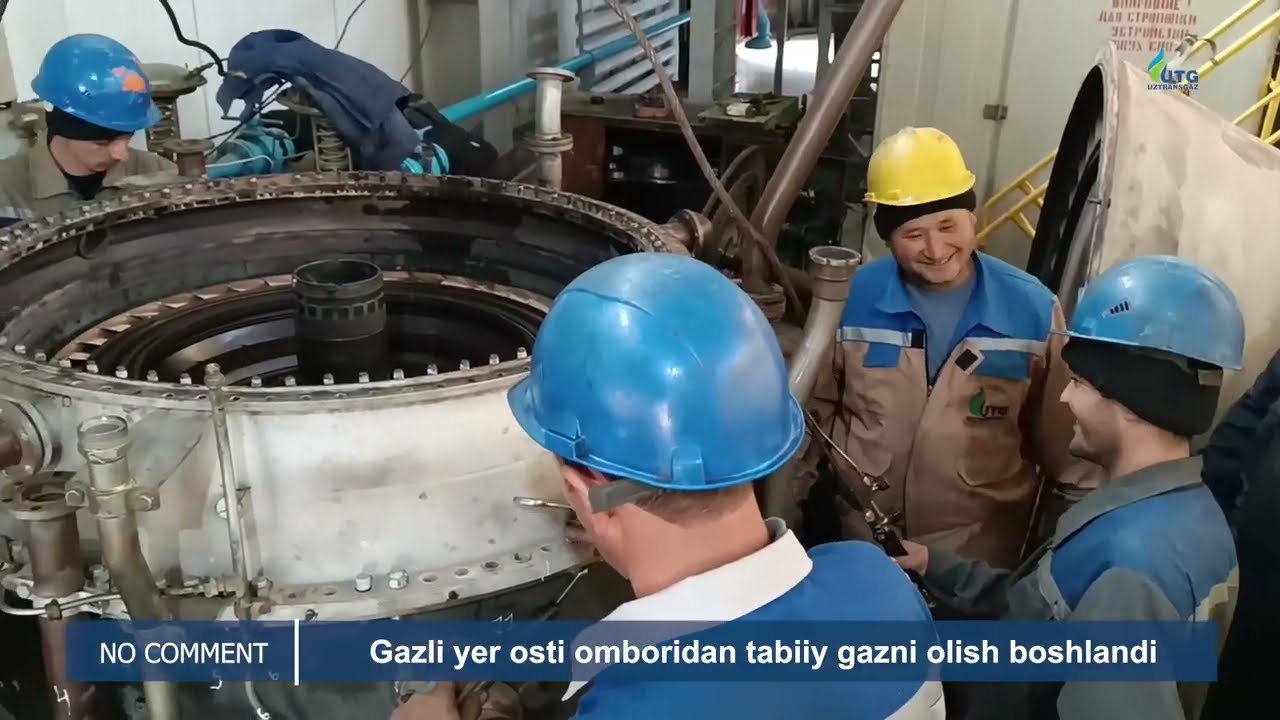Gazli yer osti omboridan tabiiy gazni olish boshlandi
