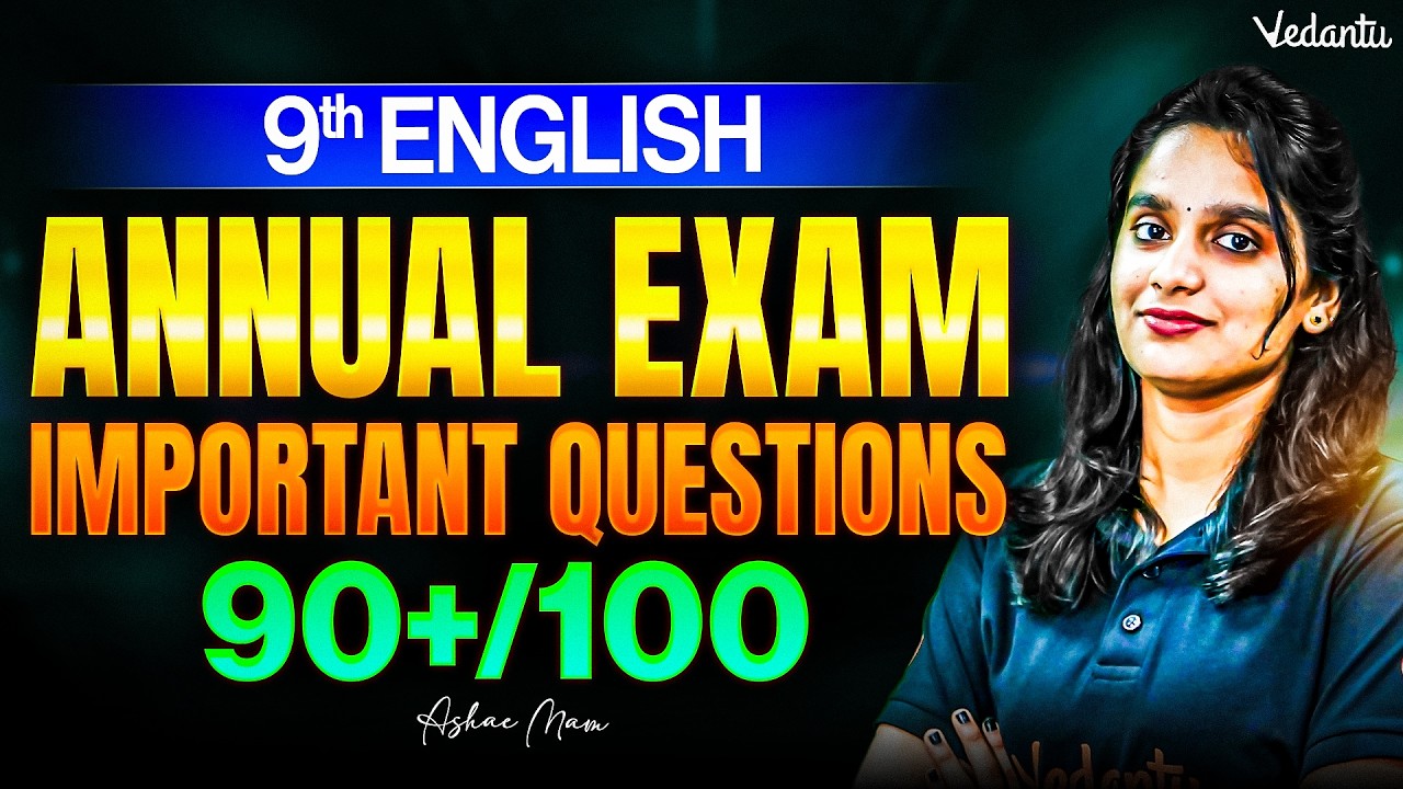9th English | Important Questions | Annual Exam 2026 | Asha Ma'am #tnstateboard #annualexam