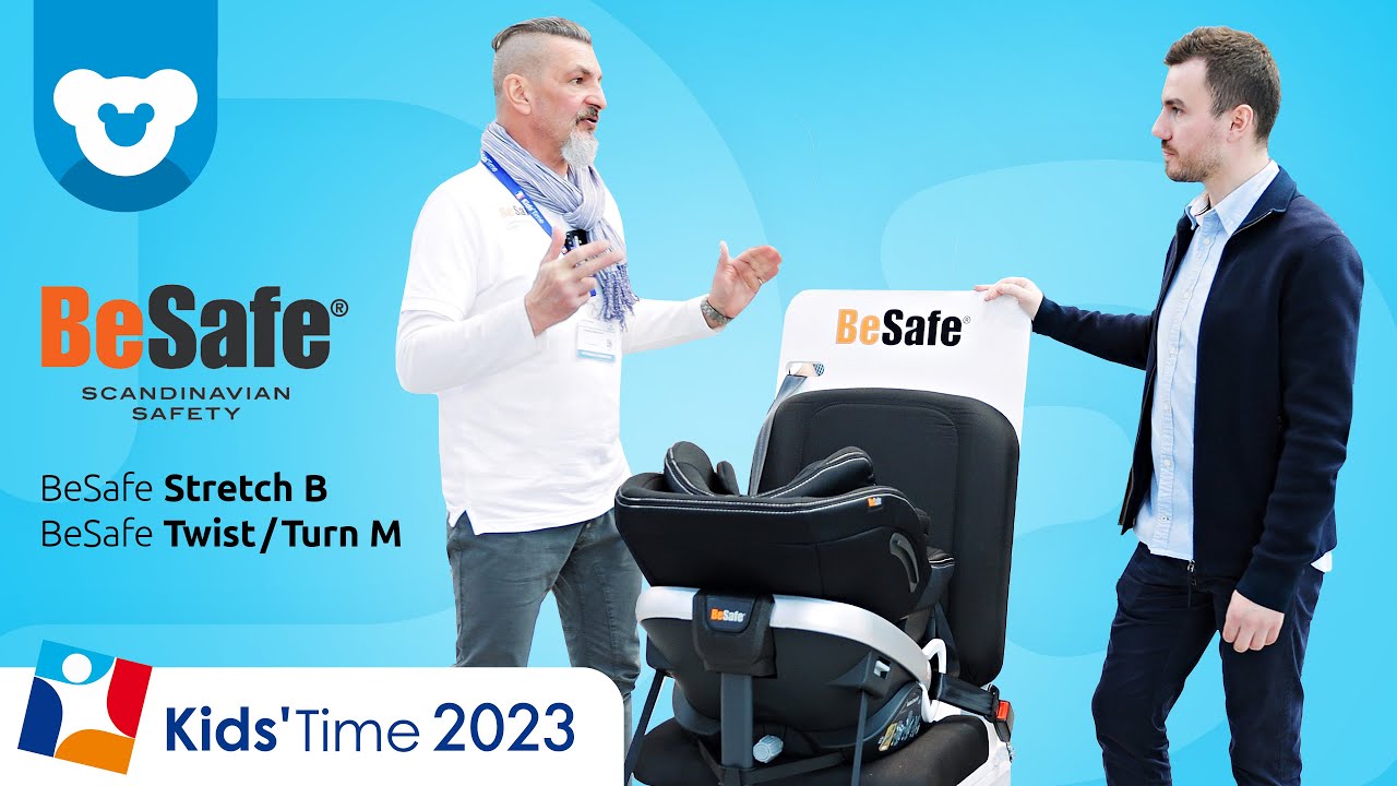 Fotelik BeSafe Stretch B. Obrotowy fotelik BeSafe Twist / Turn M. Nowości BeSafe na KIDS TIME 2023