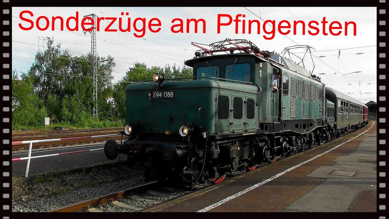 Sonderz&uuml;ge an Pfingsten mit BR110 BR1142 E94 BR182 BR139