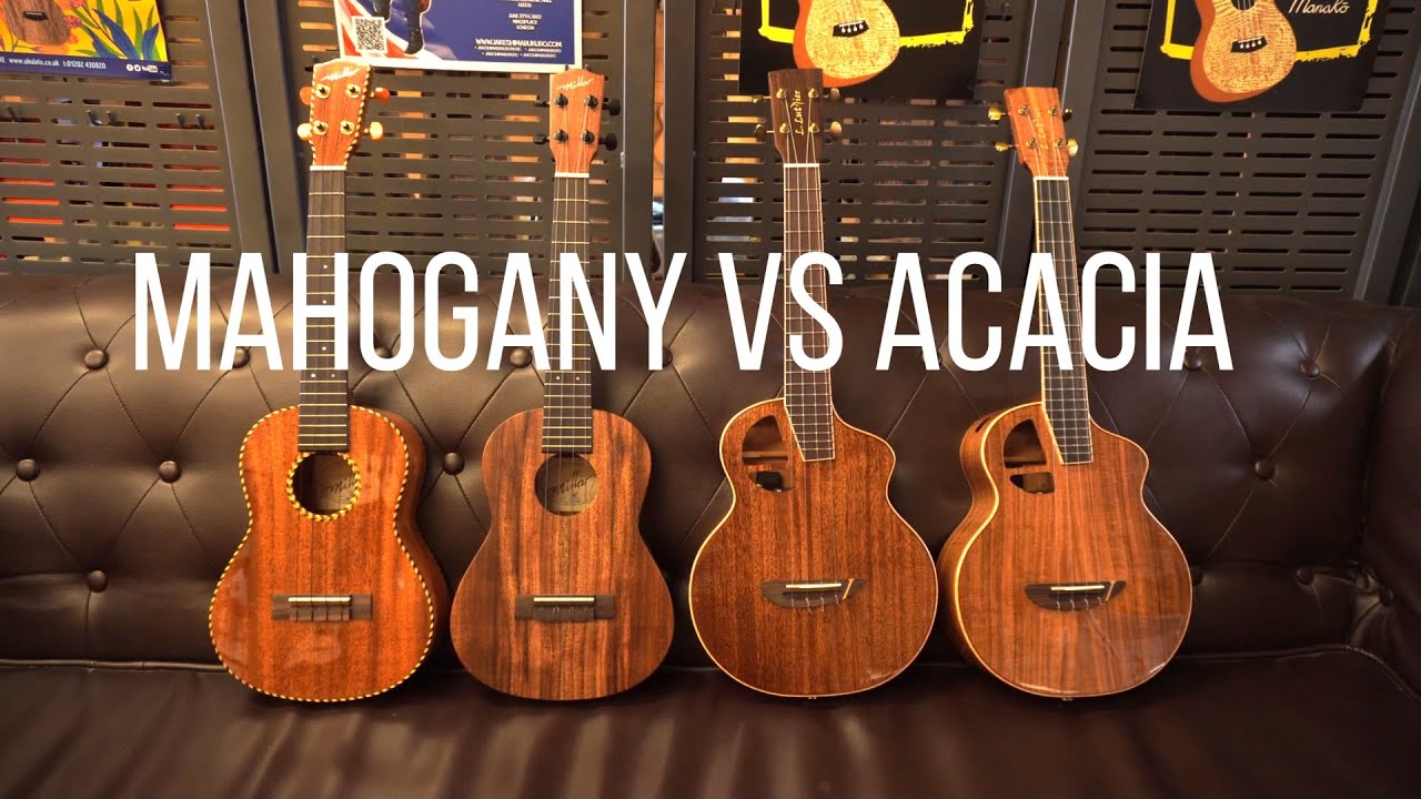 MAHOGANY VS ACACIA UKULELE COMPARISON