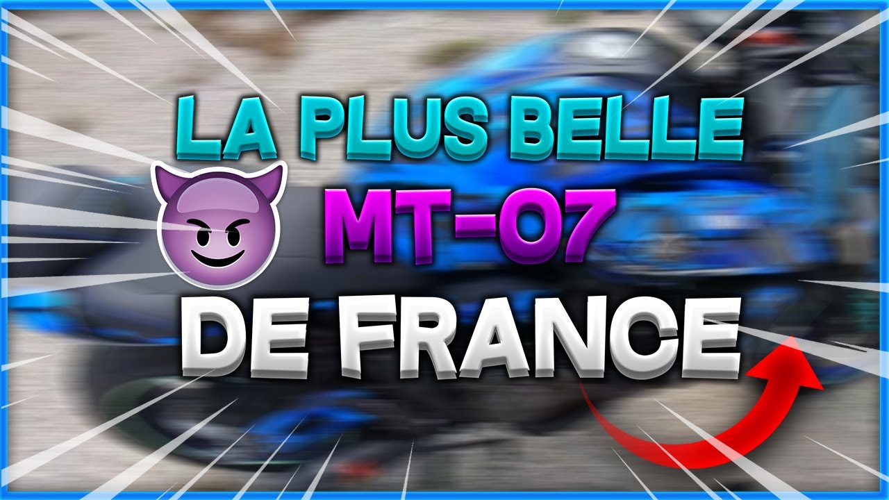 LA PLUS BELLE MT-07 DE FRANCE ?! Je vous pr&eacute;sente mon nouveau kit-d&eacute;co !