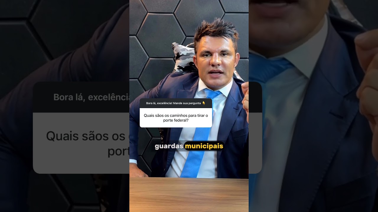 COMO TIRAR O PORTE FEDERAL? #shorts