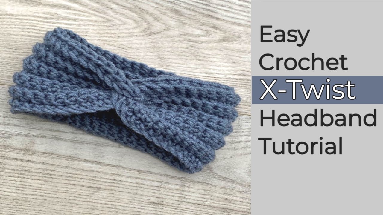 Crochet x Twist-как связать повязку на голову крючком x Twist для...