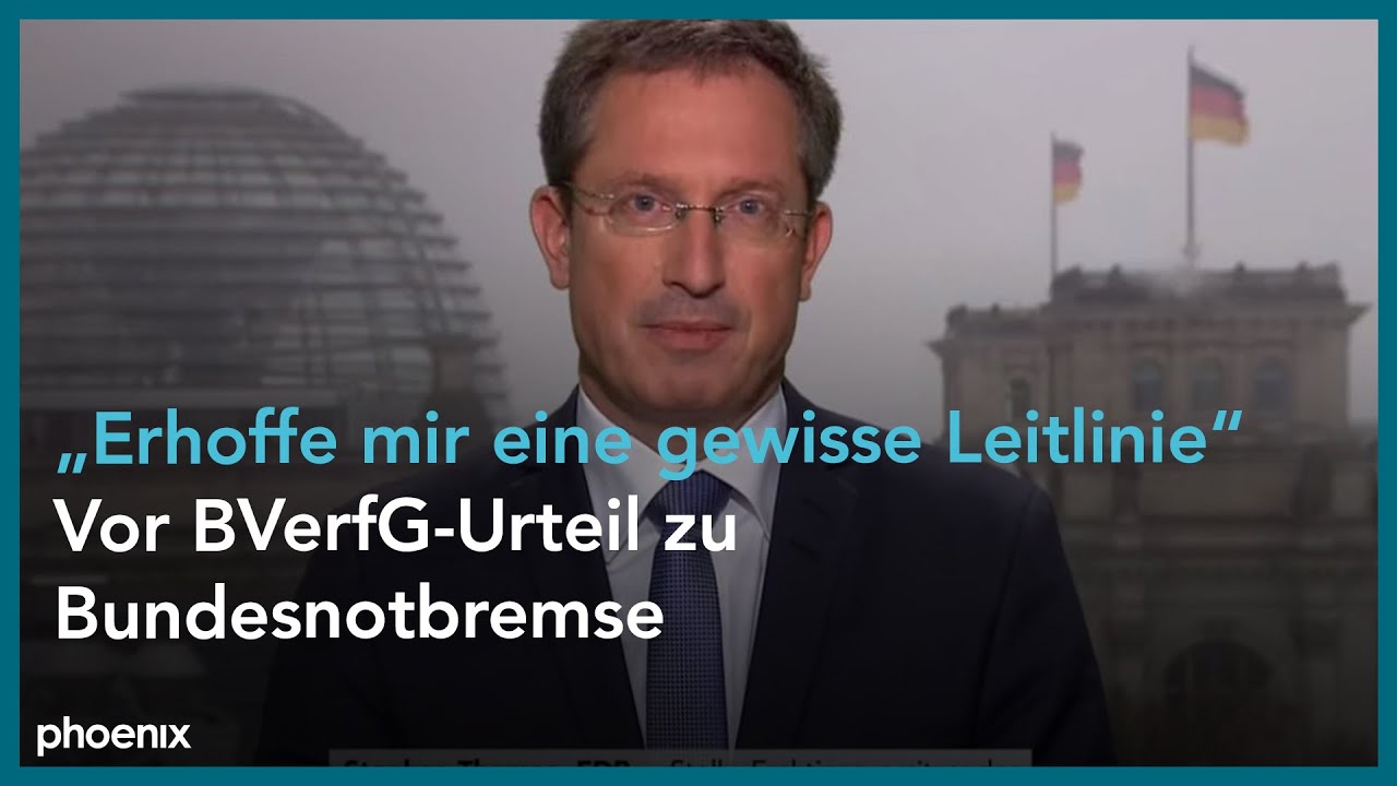 phoenix tagesgespräch: Stephan Thomae (FDP) zum Urteil des Bundesverfassungsgerichts am 30.11.2021