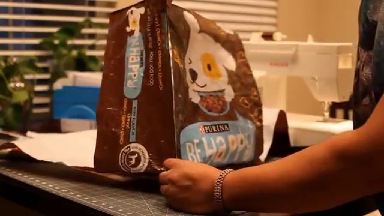 Up-cycled Dog Food Bag Tutorial