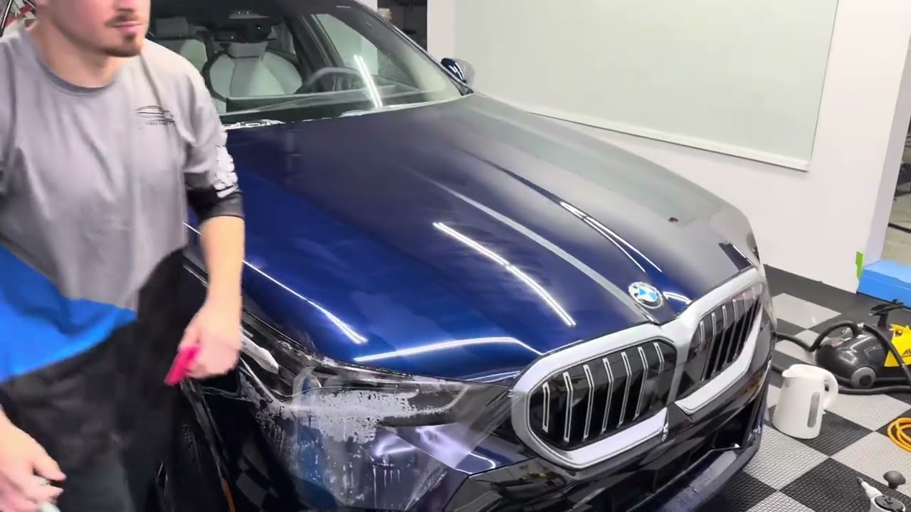 Я приехал на защиту своего BMW 530 2026 года выпуска, полную покраску кузова защитной пленкой PPF...
