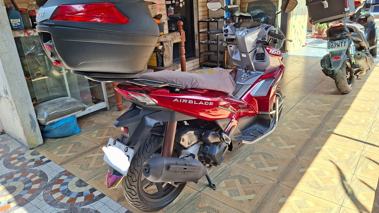 First Mod sa Bagong Motor! Bagong fully adjustable Shocks for Honda AirBlade 160!