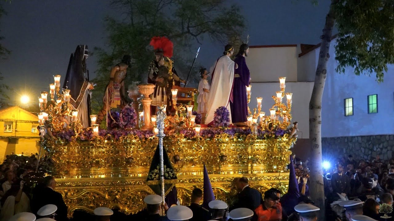 JESÚS CAUTIVO ANTE PILATOS DE TORREBLANCA LLEGANDO A SU IGLESIA - AM SENTENCIA DE JEREZ
