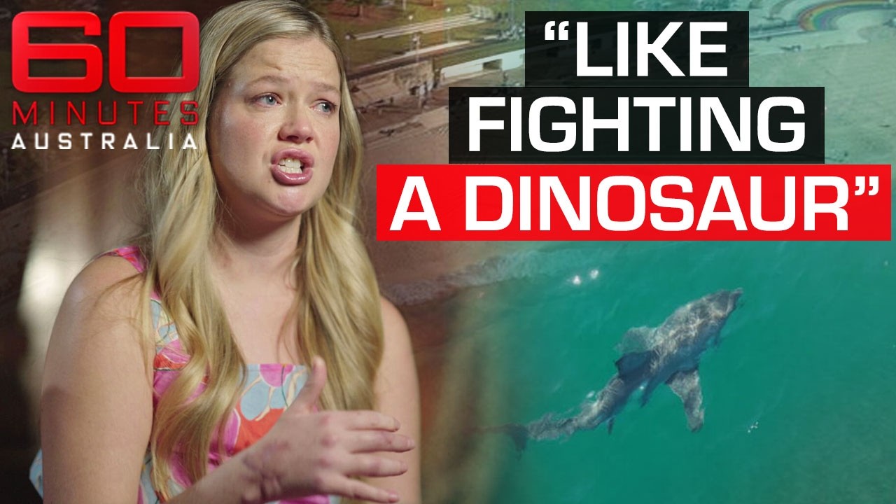 The fearless fight for survival in the face of a vicious great white shark | 60 Minutes Australia