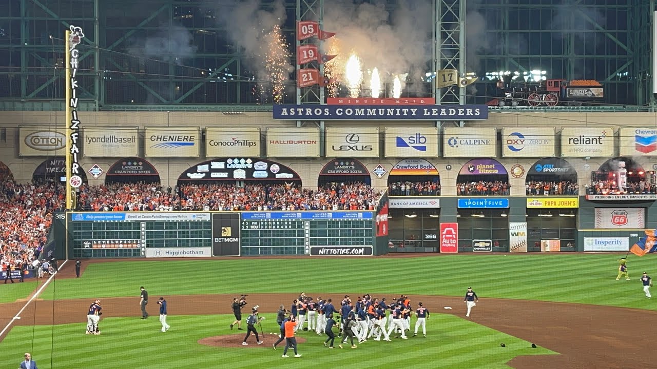 🏆Astros Win!🏆Final out 👏, Deep in the Heart of Texas ❤️, 7th inning stretch🏟 - Game 6 ⭐️🚀⚾️