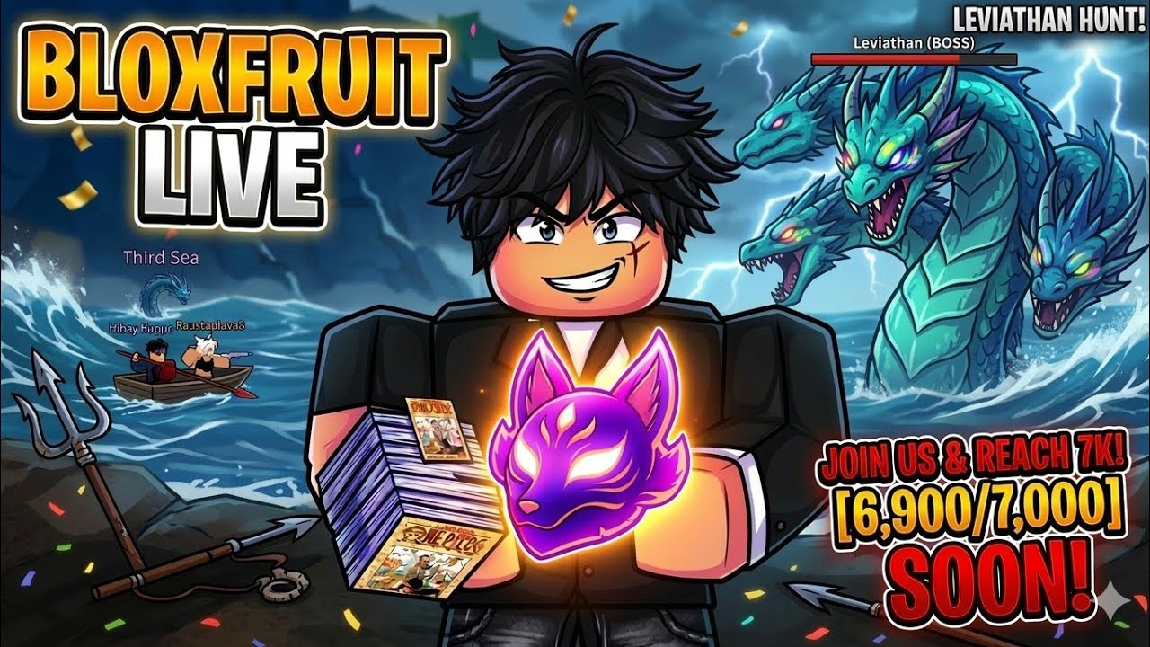 🔴 LIVE: Epic LEVIATHAN Hunt! 🌊 ID Checking & Helping Subs (Road to 7K!)