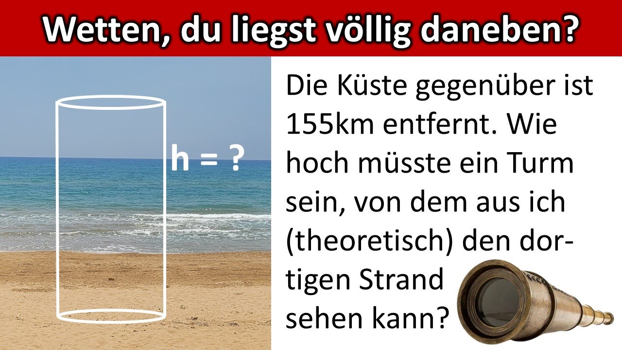 Horizont, Erdkrümmung