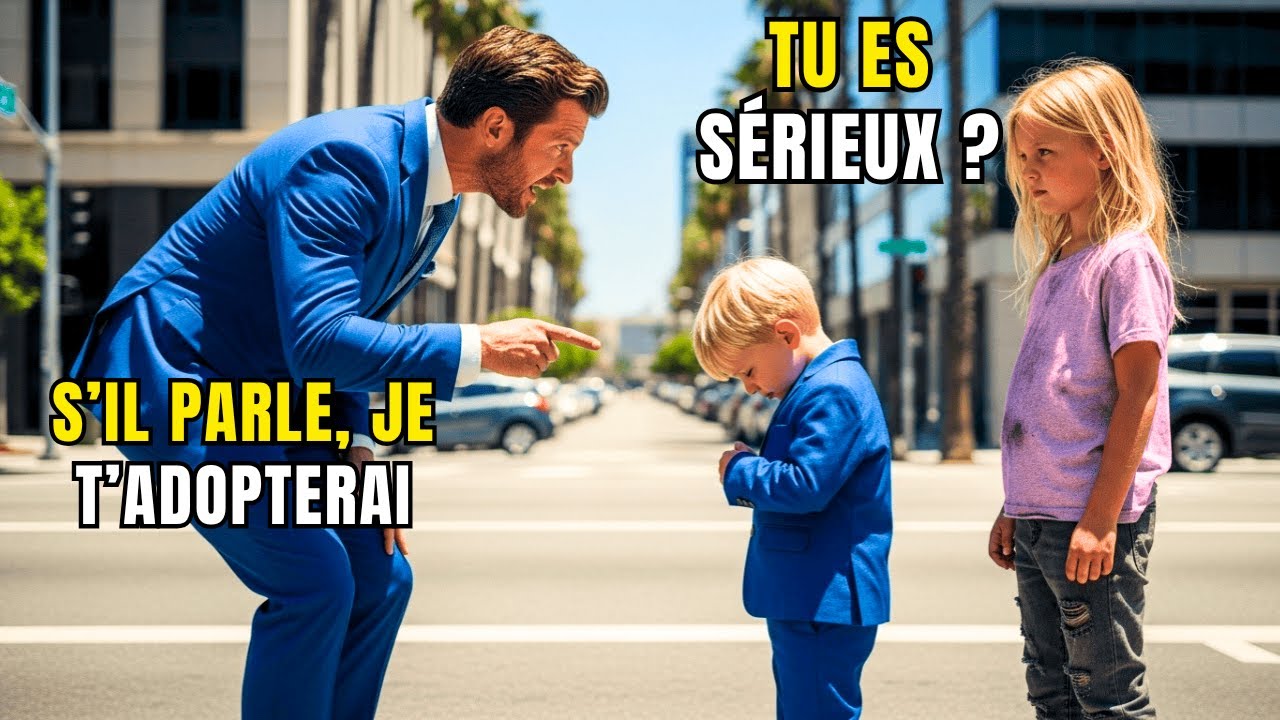 « Fais Parler Mon Fils et Je T’Adopte », Dit le Milliardaire — La Réaction de la Fille a Tout Changé