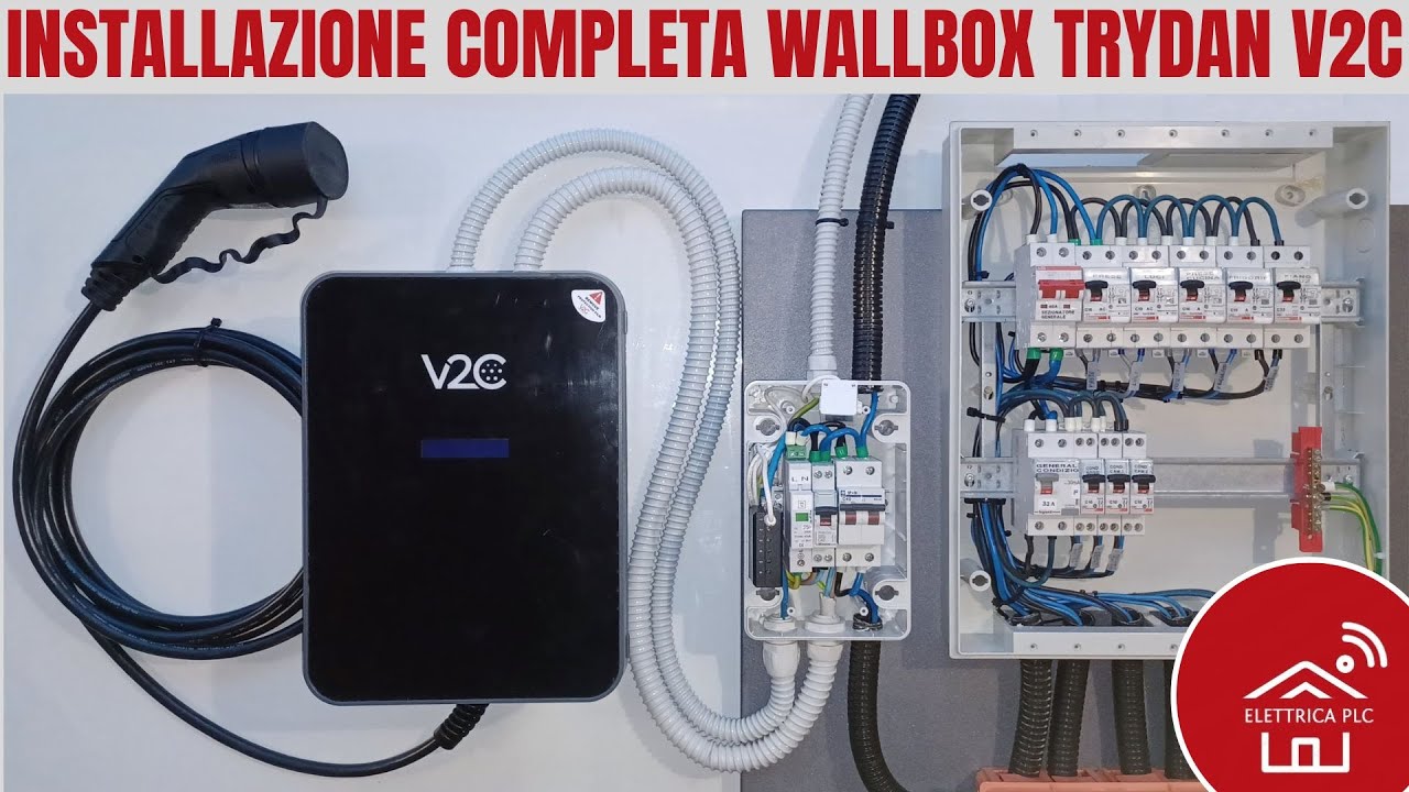 *26* INSTALLAZIONE COMPLETA WALLBOX TRYDAN V2C