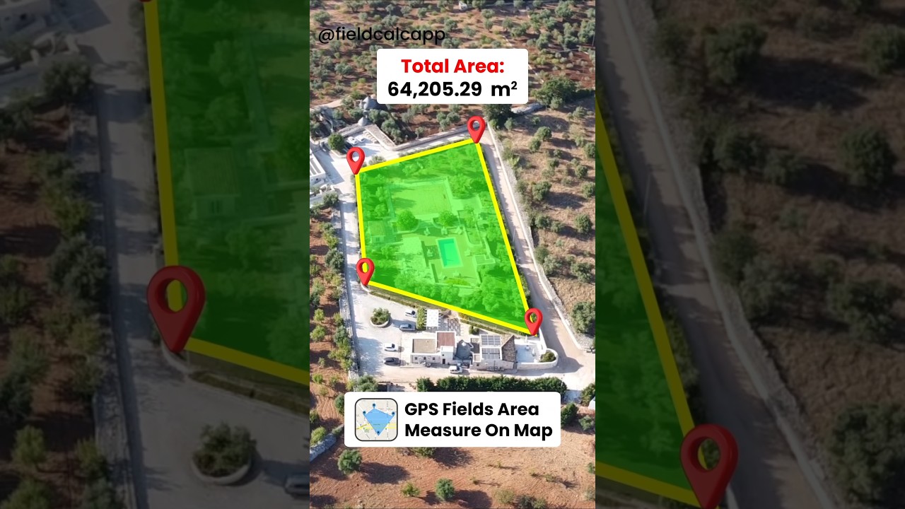 📏 How to Measure Distance & Area Using Google Maps! (GPS Area Measure - FieldCalc)