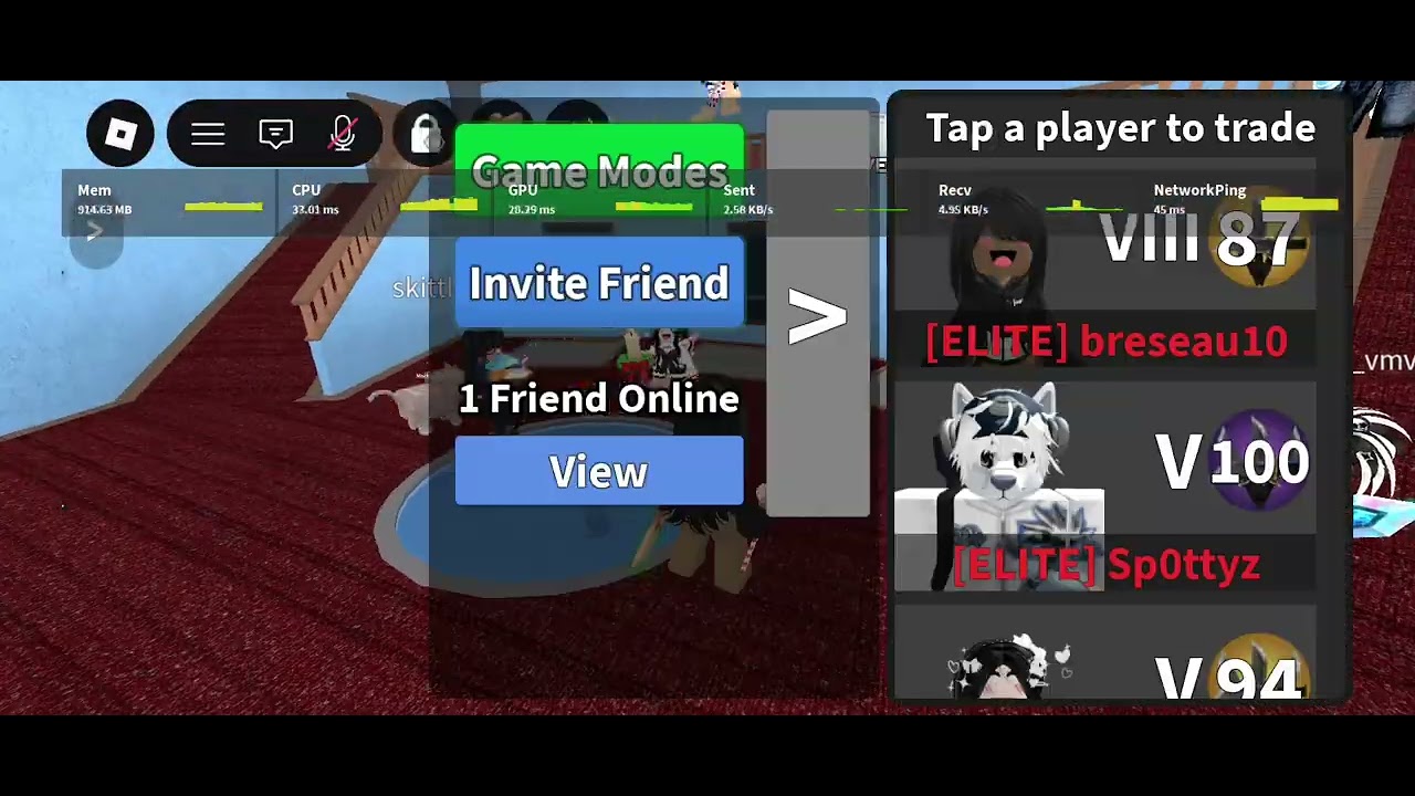 Playing mm2 