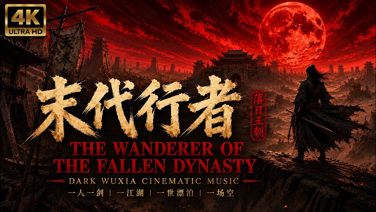 The Wanderer of the Fallen Dynasty | Dark Wuxia Cinematic Music