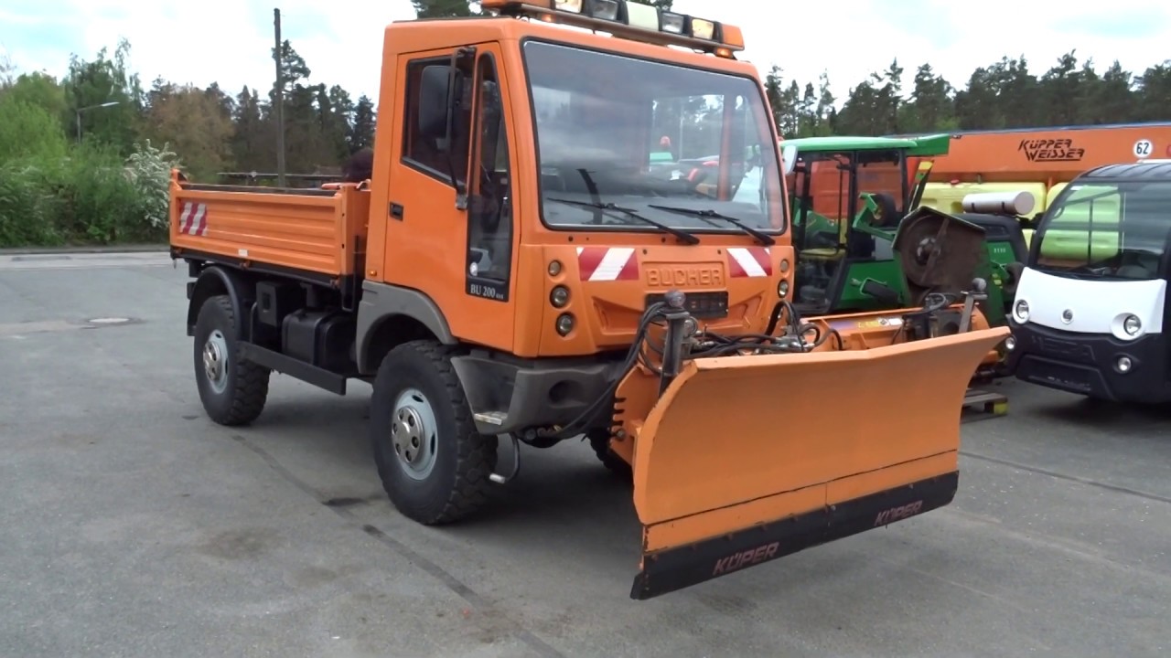 Bucher BU200 4x4 mit Schneeschild Bj. 2005 www.auto-ungar.de