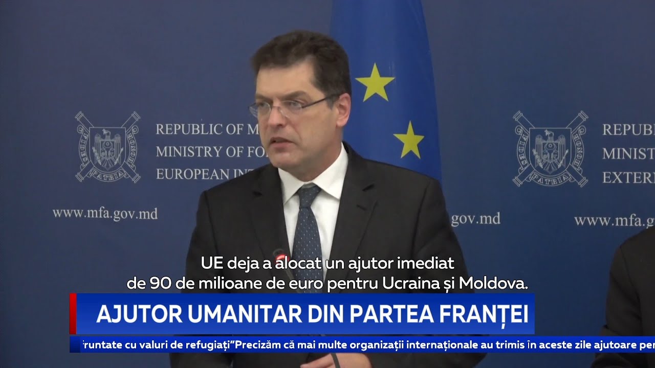 Ajutor umanitar din partea Franței