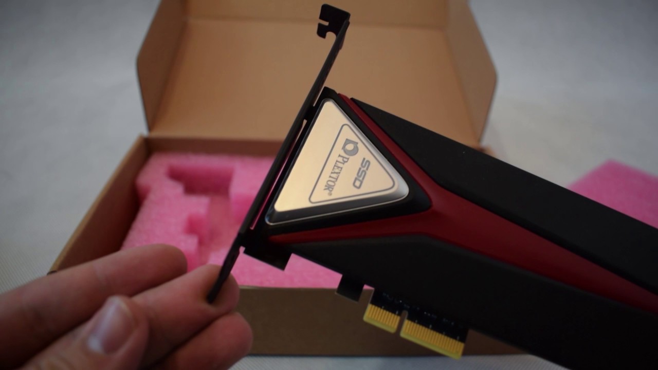 Plextor M8Pe PCI-E - rozpakowanie szybkiego dysku SSD NVME