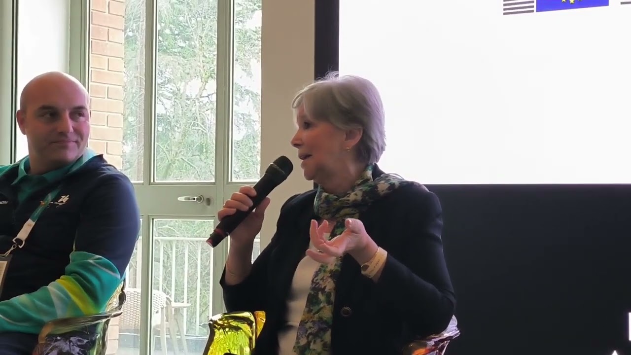 Casa Italia - Claudia Colla (Commissione Europea) e Carola Mangiarotti (Coni Lombardia) 