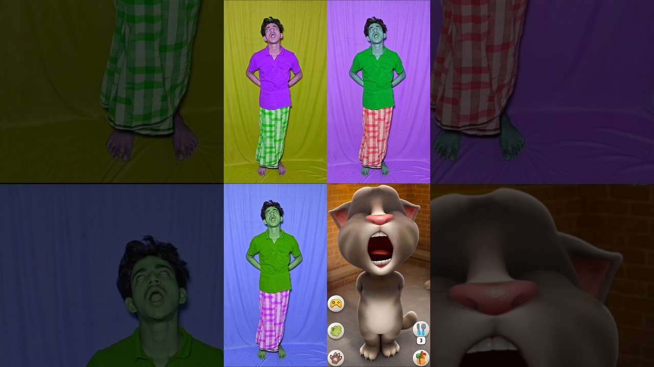 Talking tom 🥱🤜🤣#new #funny #trending #shorts