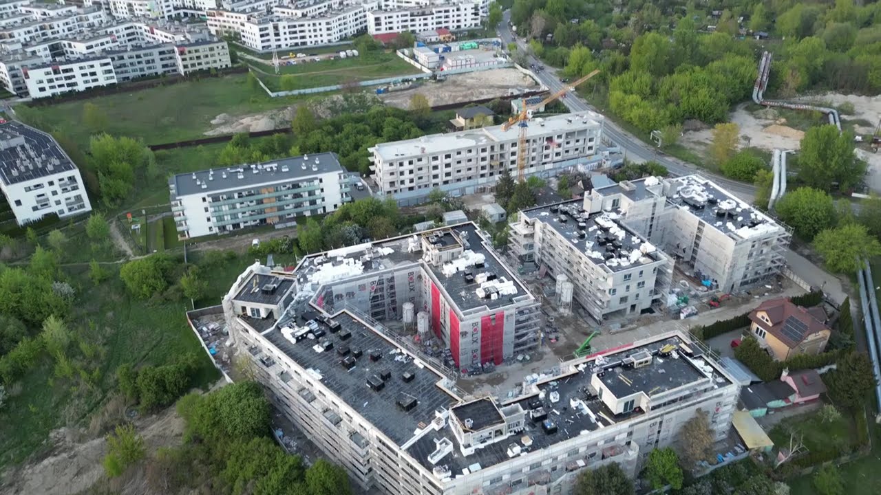 Flight drone, Osiedle Wilno, Warsaw, Poland