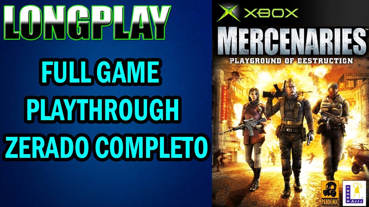 Longplay Mercenaries: Playground of Destruction [Xbox] Full Game Playthrough Zerado Completo