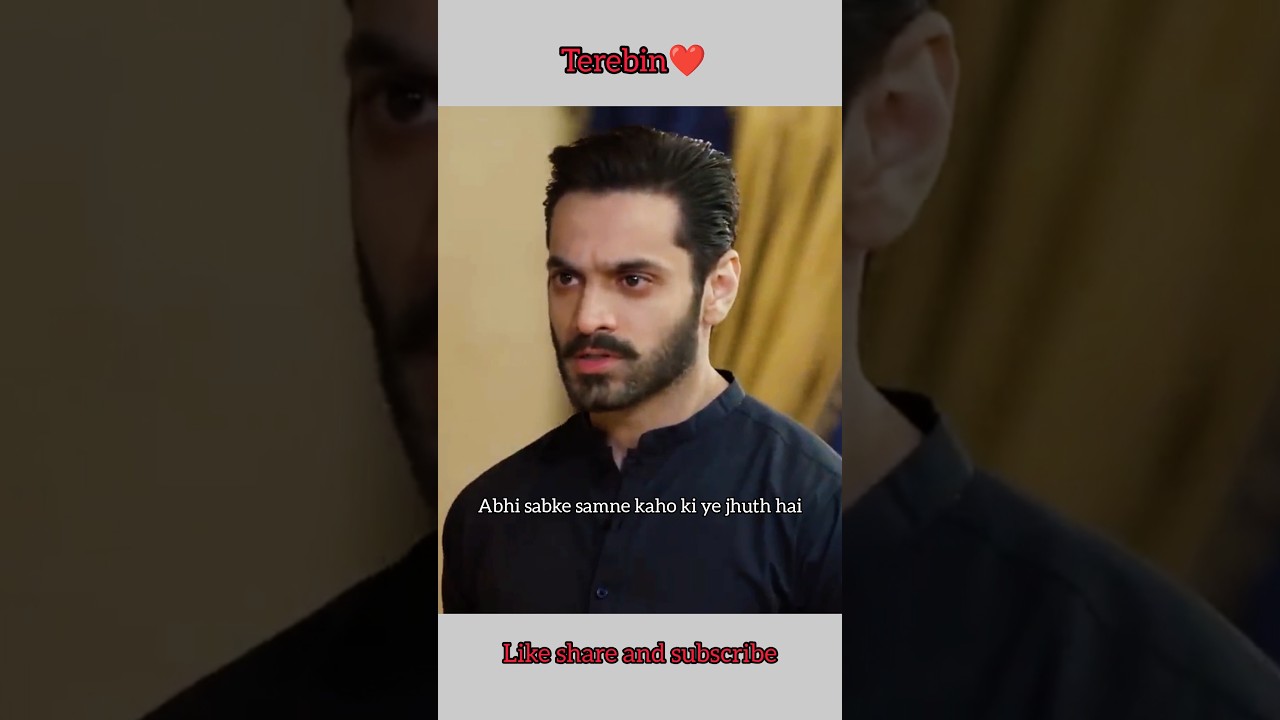 Tere Bin💞🔥| Murtasim x Meerab ❤😍 Murtasim Ka Dil Toota 💔 #terebin #shorts​ #feedshorts