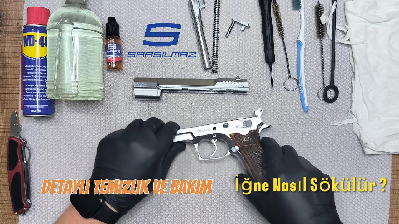 TABANCA İĞNE SÖKME, TEMİZLİK VE BAKIM .SARSILMAZ KILINÇ 2000 MEGA #sarsılmaz #weapon