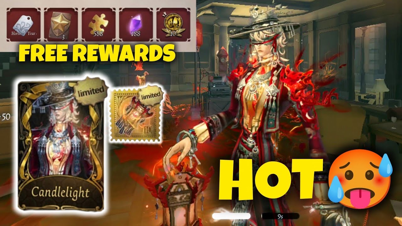 THE HOTTEST SKIN IS HERE!🥵 LIMITED S Candlelight Jack + Golden Crow acc. & Identity V CNY Rewards