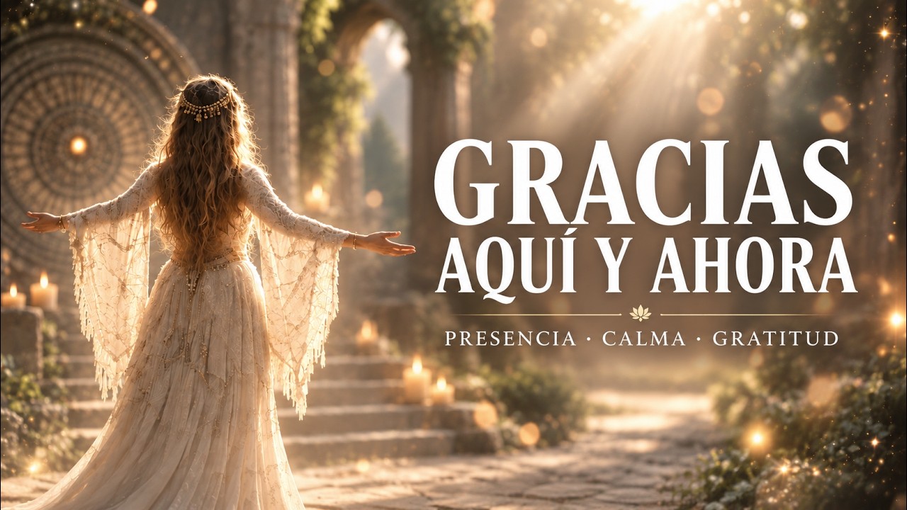 MANTRA · GRACIAS, AQUÍ Y AHORA  | 432 Hz | Alta Vibración para Alegría, Amor y Manifestación