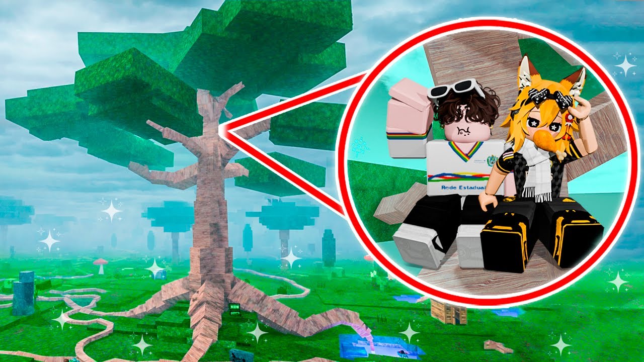 🌳⚔️ SOBREVIVEMOS no TOPO da GRANDE ÁRVORE do BIOMA DAS FADAS 🧚‍♂️✨