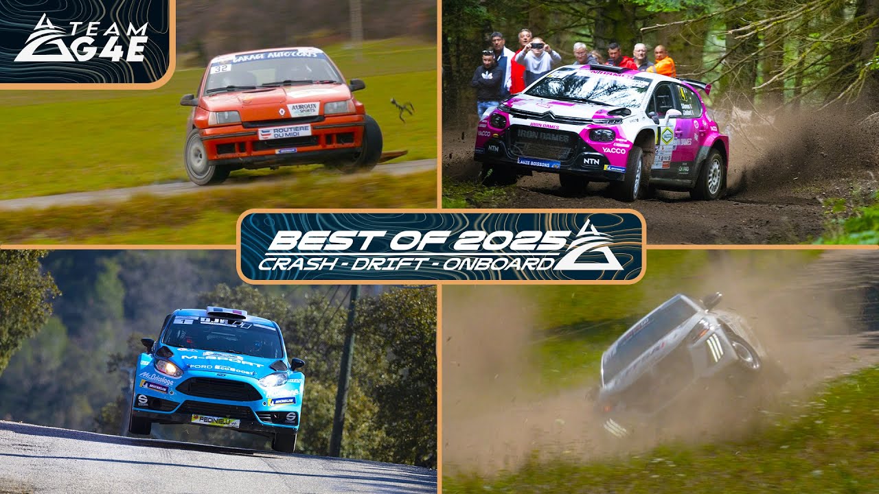 Best of Rallyes 2025 | Team G4E  #show #crash #fails