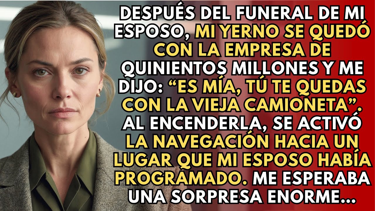 Después del funeral de mi esposo, mi yerno se quedó con mi empresa y $500M, pero una misteriosa…