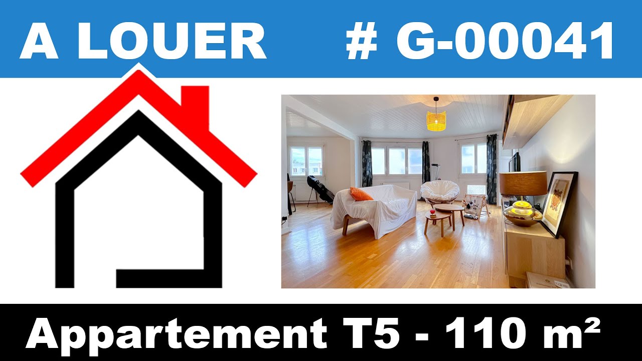 Appartement T5 à louer - Quartier Gazonfier #lemans #appartementalouer #alouer #agenceimmobiliere