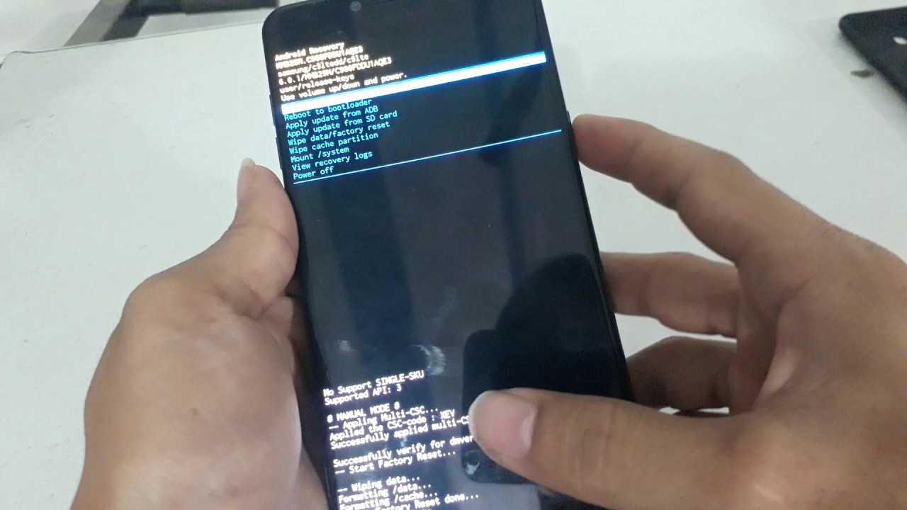 Hard reset Samsung C9 Pro