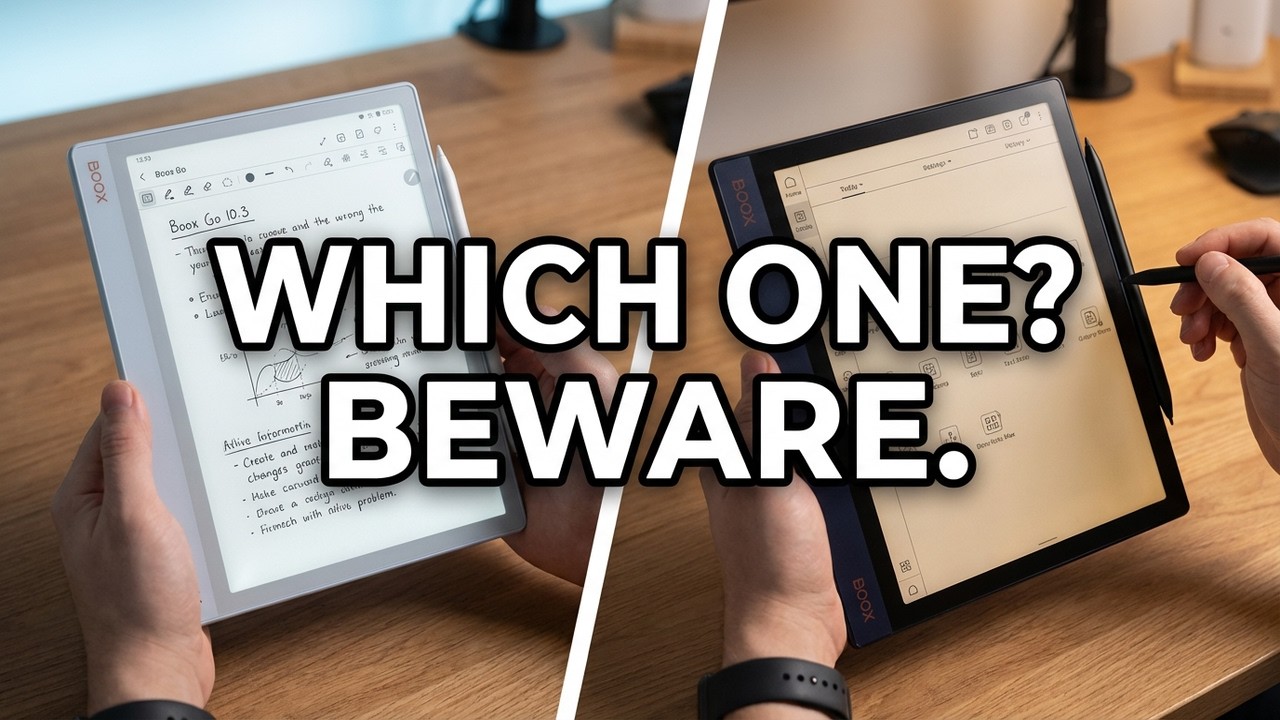 Boox Note Max vs Go 10.3