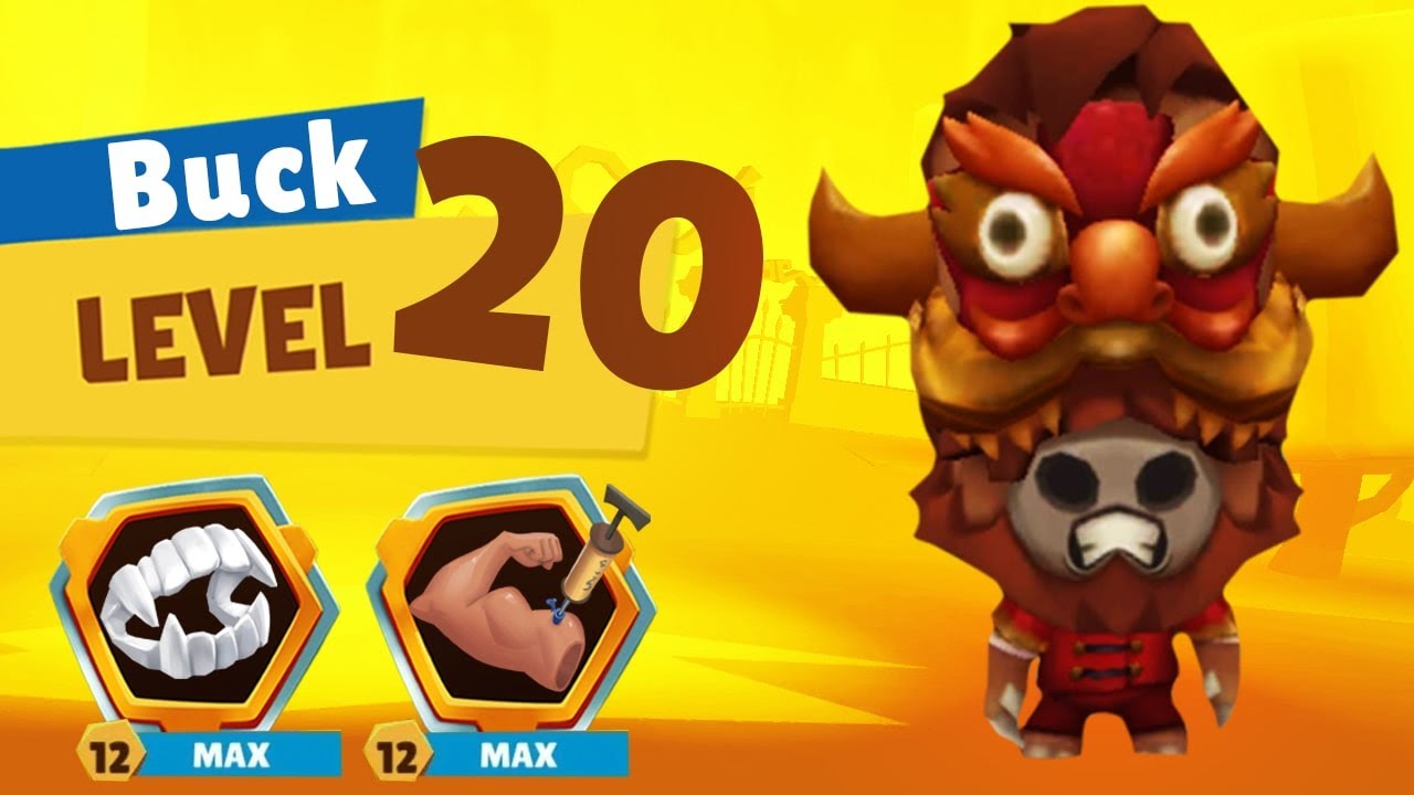 Solo Buck Maxed Level 20 Zooba Gameplay