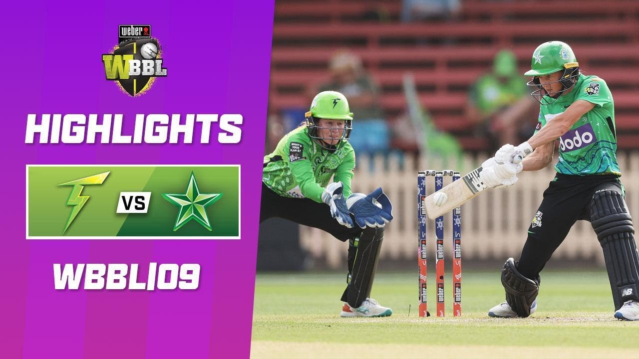 Sydney Thunder v Melbourne Stars | WBBL|09