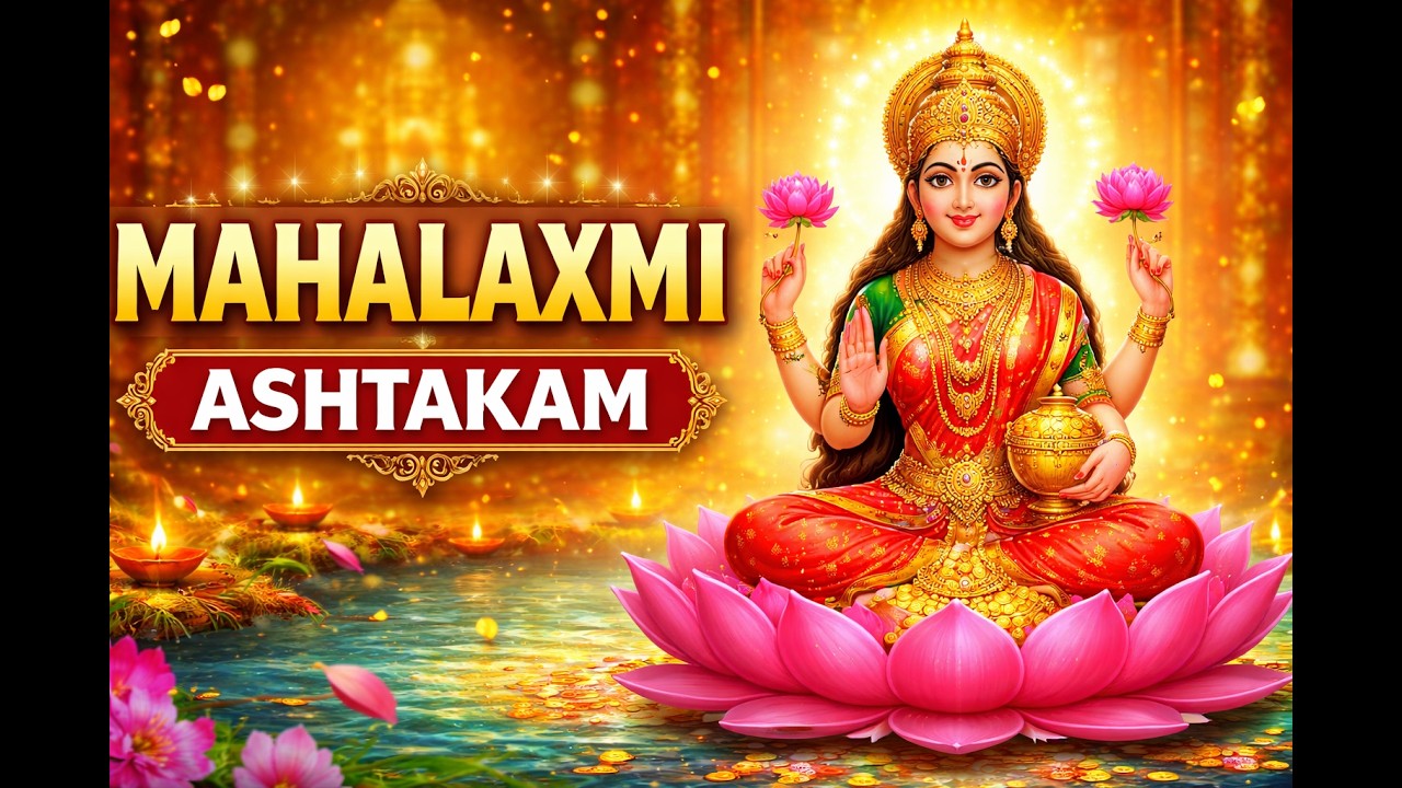 PLAY DAILY ✨ Mahalakshmi Ashtakam | Namastestu Mahamaye | Attract Wealth