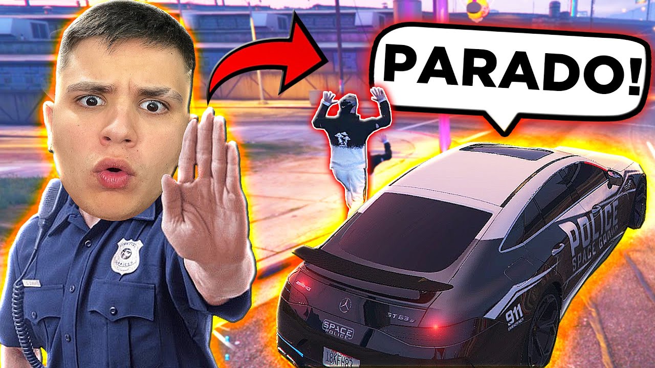 FINGl SER POLlCIAL PRA R0UB@R no GTA RP 😂 (Paulinho o LOKO)