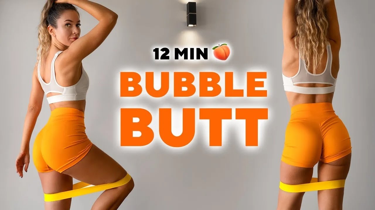 12 MIN BOOTY BURN 🔥 The Ultimate Glutes Workout with Resistance Band