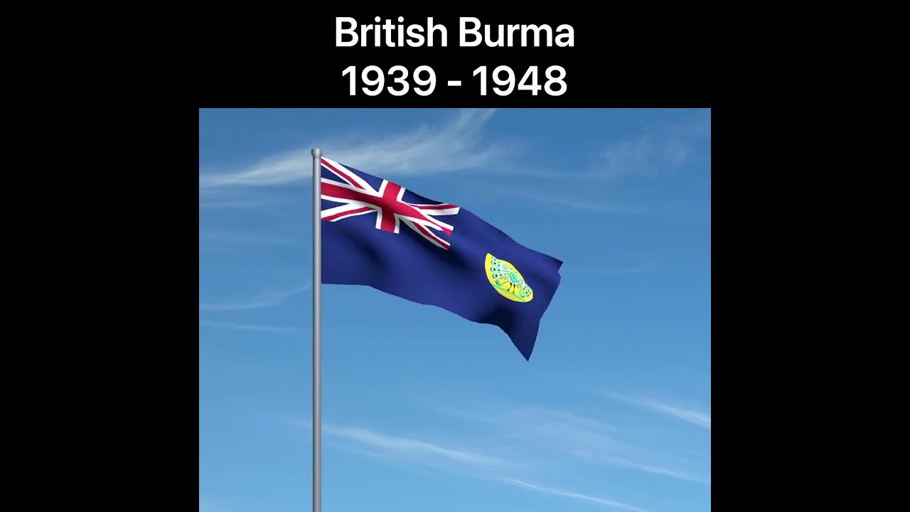 🇲🇲Myanmar Flag History🇲🇲
