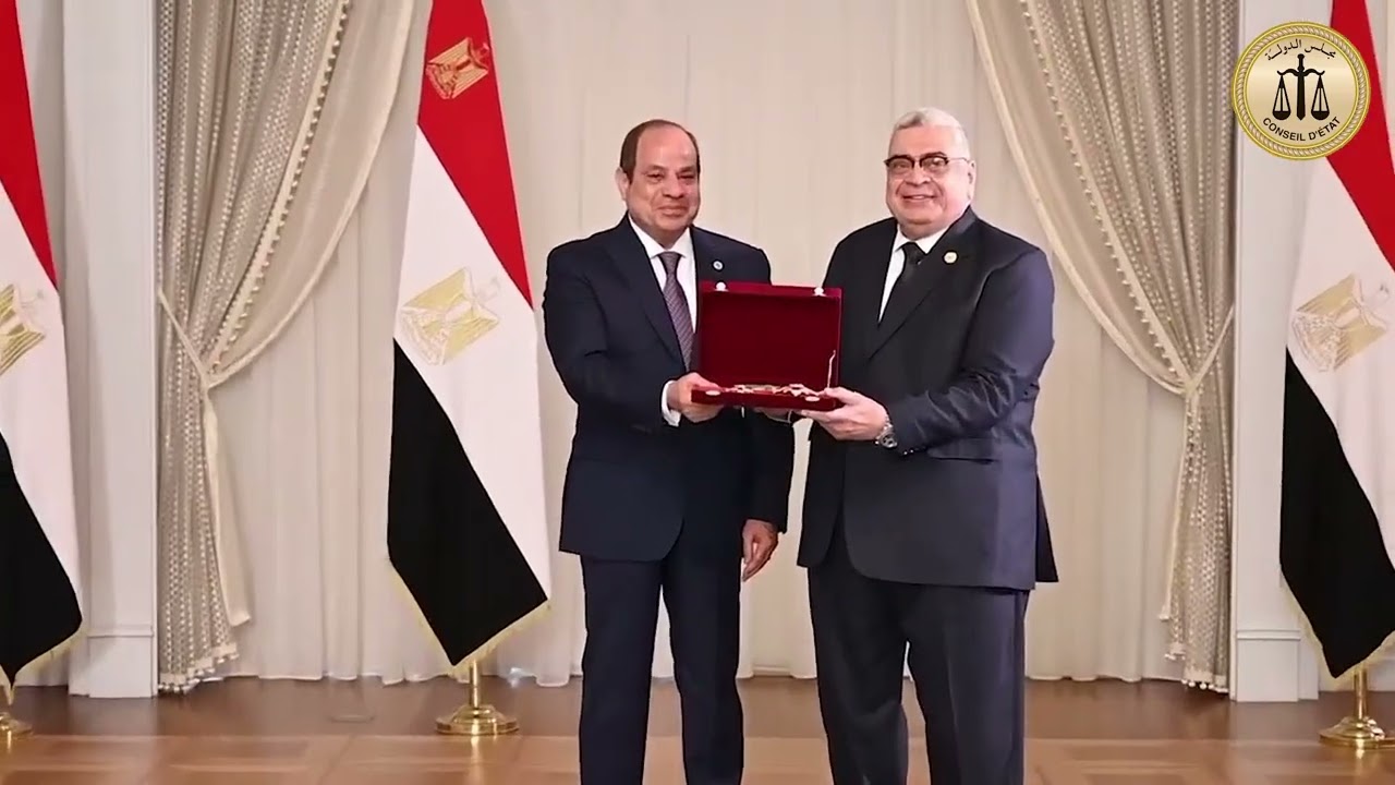 معالي المستشار أسامة شلبي، رئيس مجلس الدولة، يؤدّي اليمين القانونية
